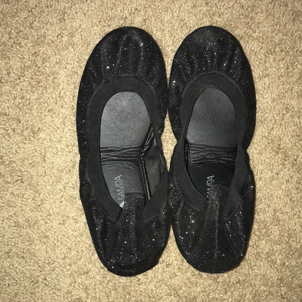 Sparkly Black Yosi Samra Flats